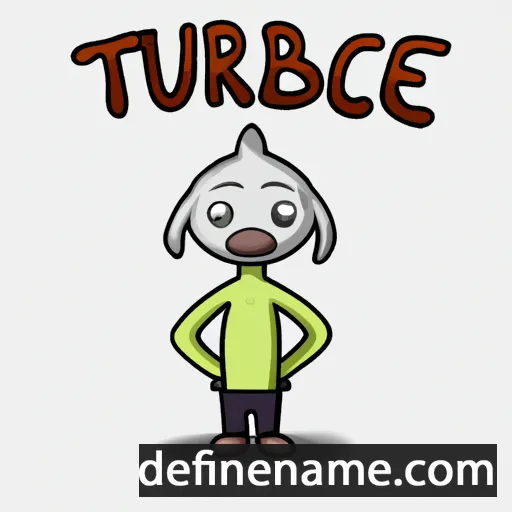 cartoon of the name Tiburcije