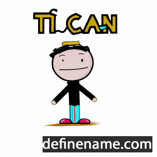 cartoon of the name Ticián