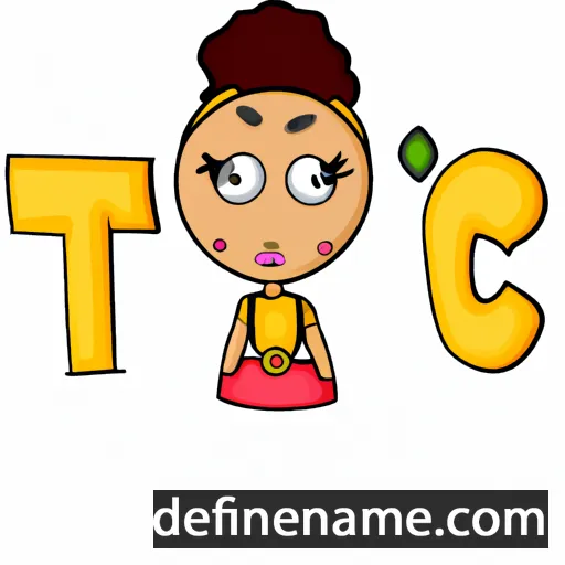 cartoon of the name Ticià