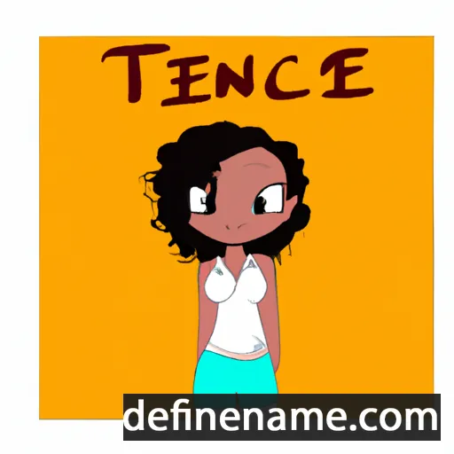 cartoon of the name Tienne