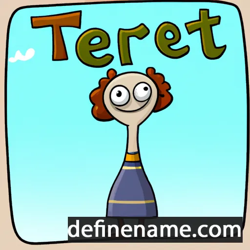 cartoon of the name Tieri