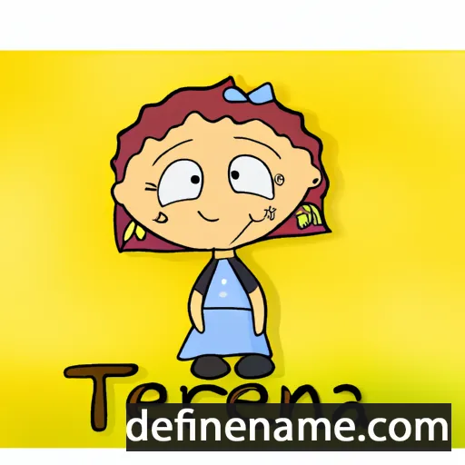 cartoon of the name Tierna