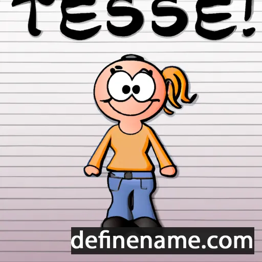 Tiesje cartoon