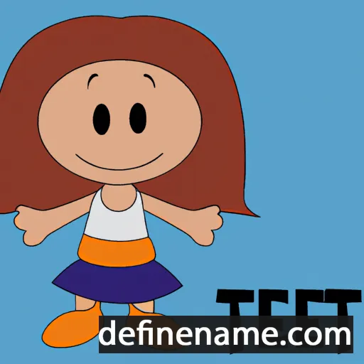 cartoon of the name Tiete