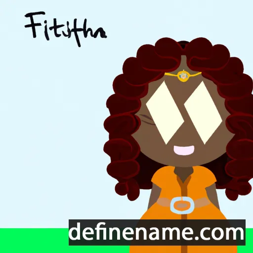 cartoon of the name Tiffarrah