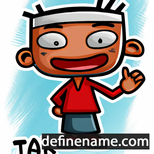 cartoon of the name T'kai