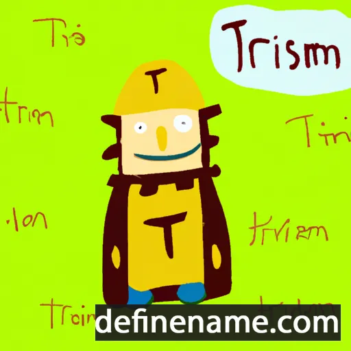 Tístram cartoon