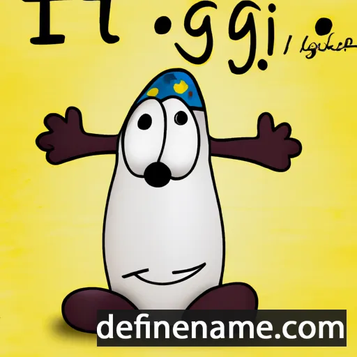 cartoon of the name Tîgdlat