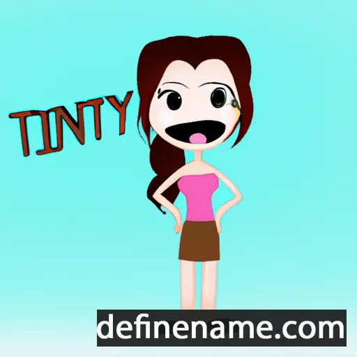 cartoon of the name Tiffnay