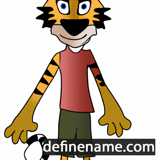 cartoon of the name Tigaerd