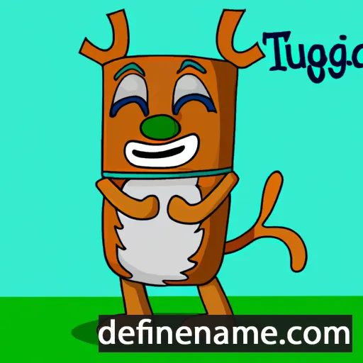 cartoon of the name Tiguaĸ