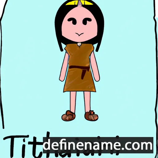 Tihani cartoon