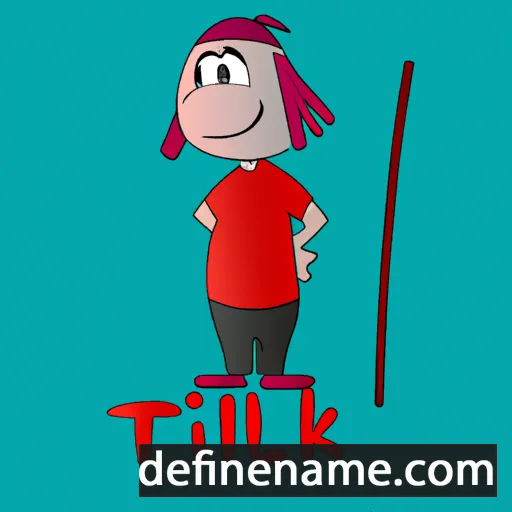 cartoon of the name Tiillak