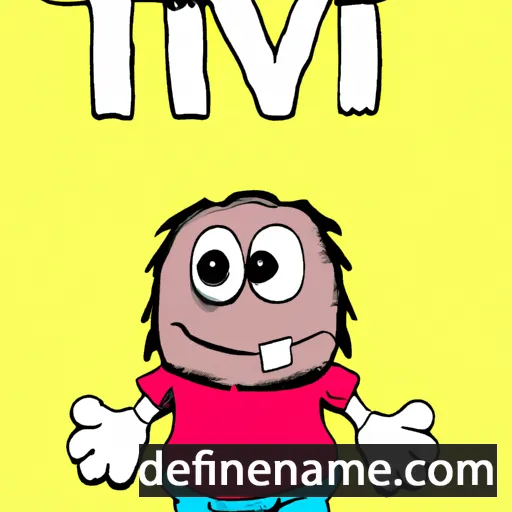 cartoon of the name Tiivi