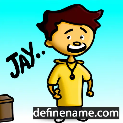 cartoon of the name Tijay