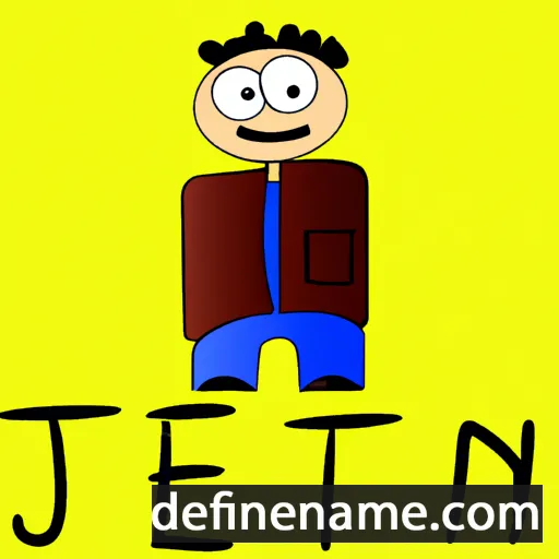 cartoon of the name Tijen