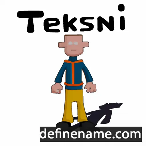 cartoon of the name Tijsken