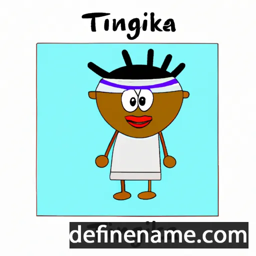 cartoon of the name Tikanga