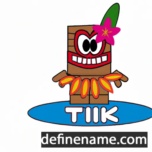 Tiki cartoon