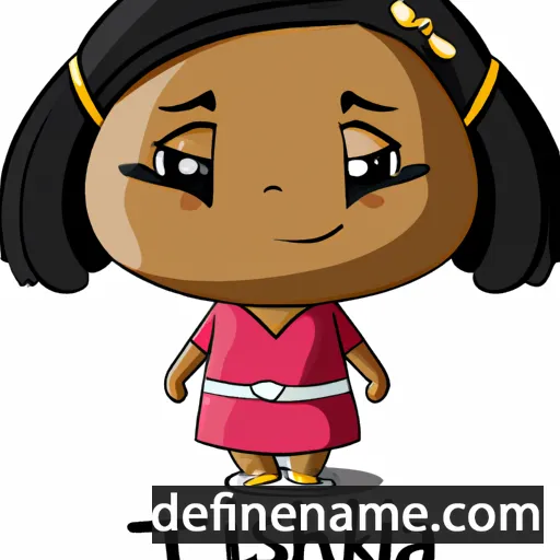 cartoon of the name Tikisha