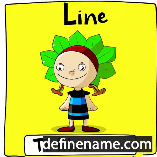 cartoon of the name Tilia