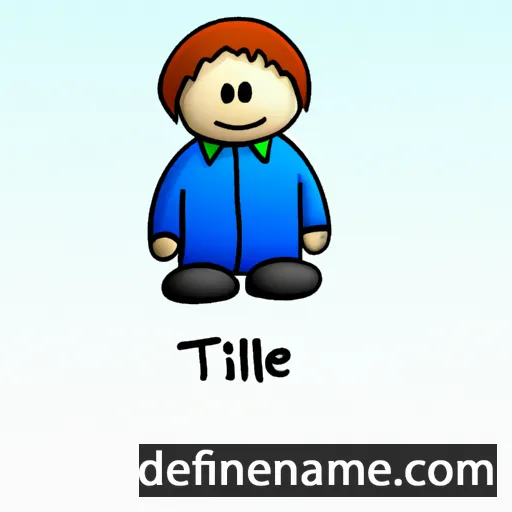 Tilje cartoon