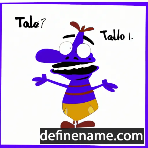 cartoon of the name Tillago'zal