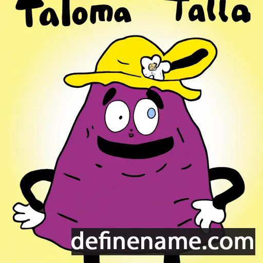 cartoon of the name Tillajamol