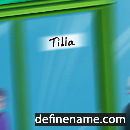 Tillara cartoon