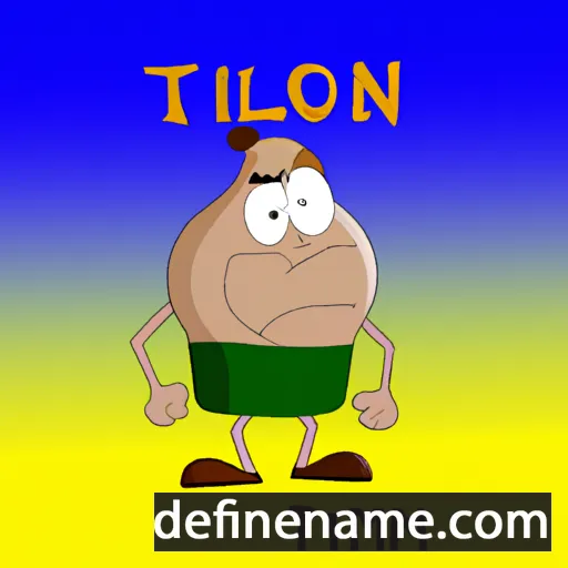 cartoon of the name Tilmon