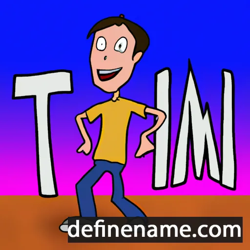 cartoon of the name Tim