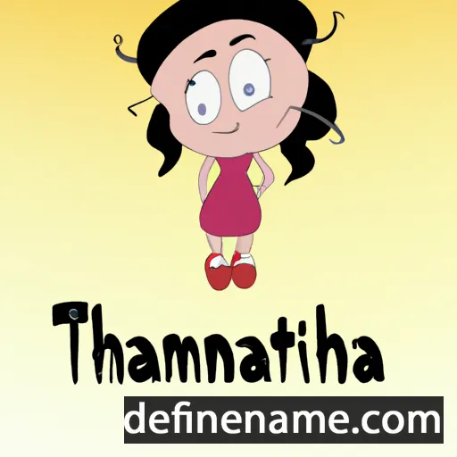 cartoon of the name Timantha