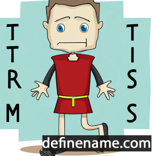 cartoon of the name Timasius