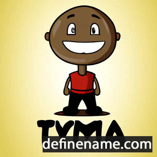 cartoon of the name Timaya