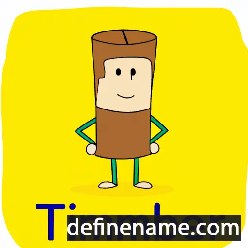 cartoon of the name Timber