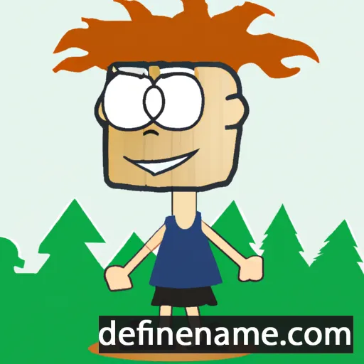 cartoon of the name Timberlee