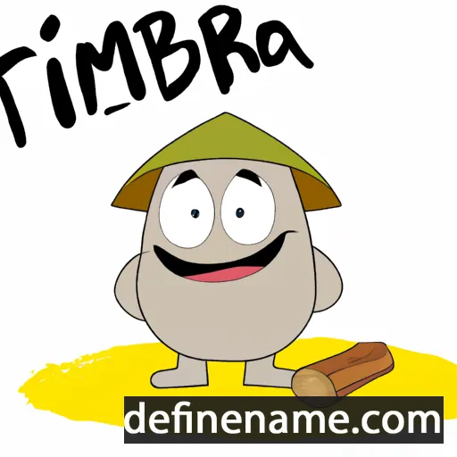 Timbora cartoon