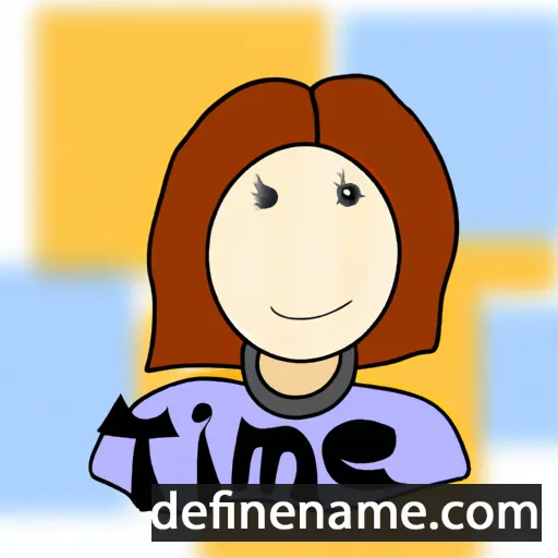 cartoon of the name Timeea