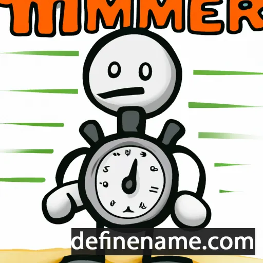 cartoon of the name Timer