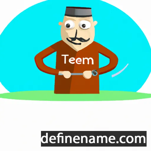 cartoon of the name Timerkhan