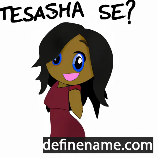 cartoon of the name Timesha