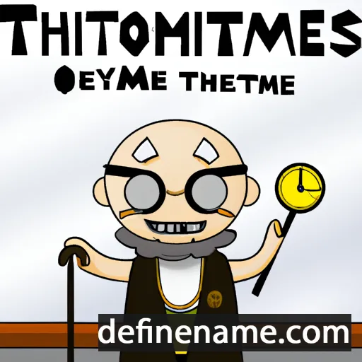 cartoon of the name Timesitheos