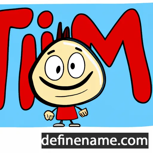 cartoon of the name Timi