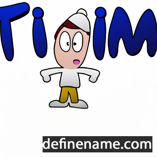 cartoon of the name Timi