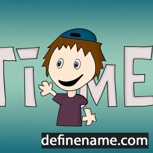 cartoon of the name Timie