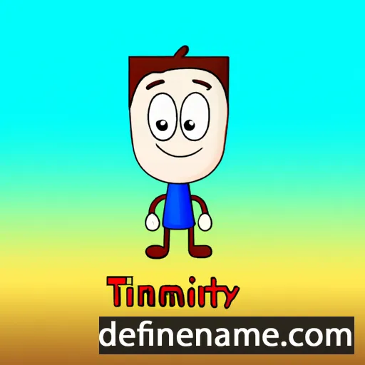 cartoon of the name Timity