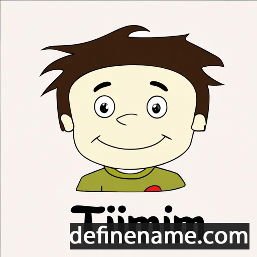 cartoon of the name Timjami