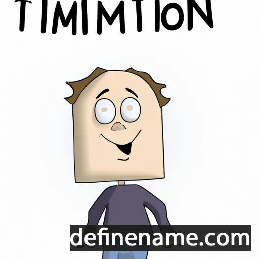 cartoon of the name Timmion