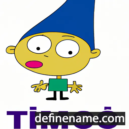 cartoon of the name Timoci