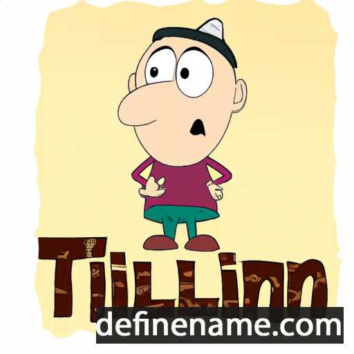 cartoon of the name Timolin